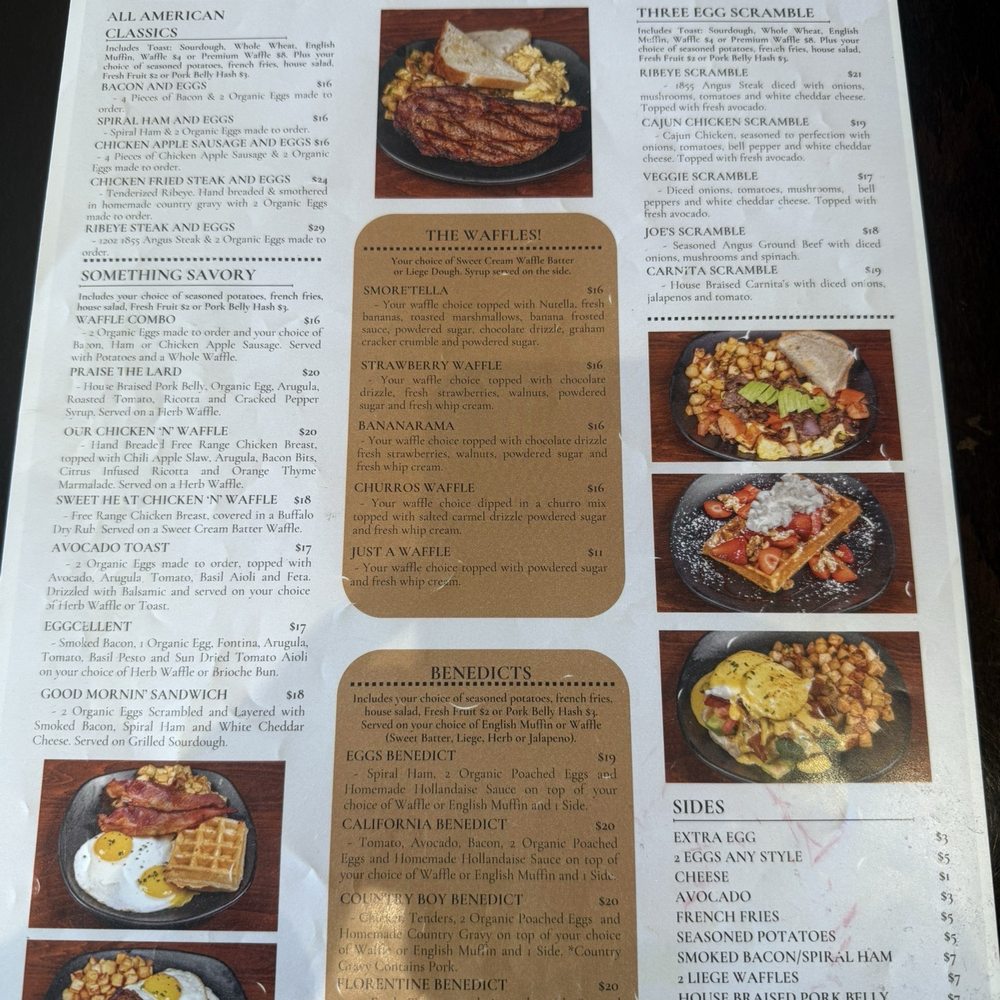 The Waffle Experience - Menu - Waffles Near Me - Elk Grove, California The Waffle Experience - Menu - Waffles Near Me - Elk Grove, California
