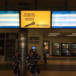 Meadowvale 4 Rinks - Display Monitors telling you which of the 4 arenas you are in.