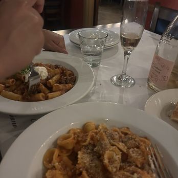 Enoteca Adriano - The short rib pasta and the second menu item - Italian Near Me - San Diego, California