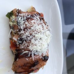 Seaside Prime by Paisano's - Smoked salmon bruschetta... My mouth is watering just thinking about this! It was amazing!!!