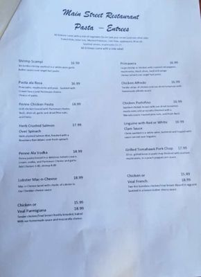 Menu photo 4 Main Street Restaurant Newark, NY Menu photo 4 Main Street Restaurant Newark, NY