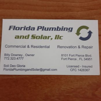 1. Florida Plumbing and Solar