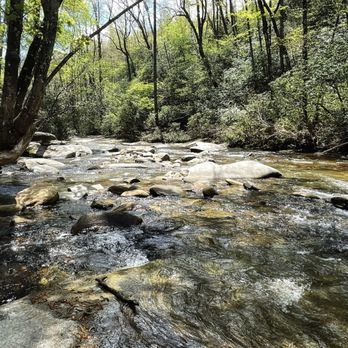 Sliding Rock Falls - 4/2022 - Hiking Near Me - Pisgah Forest, North Carolina Sliding Rock Falls - 4/2022 - Hiking Near Me - Pisgah Forest, North Carolina