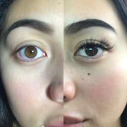 Before and after!!! Bye bye pin straight Asian lashes Before and after!!! Bye bye pin straight Asian lashes