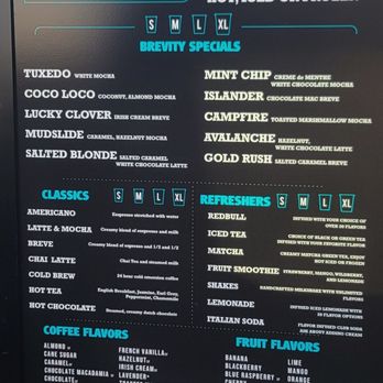 Brevity Coffee - Menu! - Coffee & Tea Near Me - San Antonio, Texas