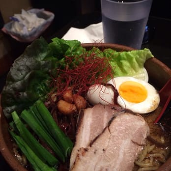 Ramen Dojo - Spicy garlic pork with extra noodles and egg - Ramen Near Me - San Mateo, California Ramen Dojo - Spicy garlic pork with extra noodles and egg - Ramen Near Me - San Mateo, California
