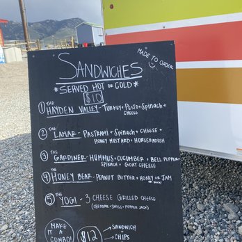 Local Advice - a menu for a sandwich - Sandwiches Near Me - Gardiner, Montana Local Advice - a menu for a sandwich - Sandwiches Near Me - Gardiner, Montana