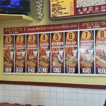 Pete's Red Hot's - Hot Dogs Near Me - Oak Park, Illinois