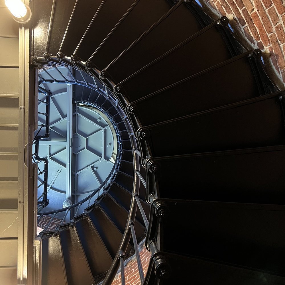 Heceta Head Lighthouse - The interior stairs of the Heceta Head Lighthouse. - Landmarks & Historical Buildings Near Me - Florence, Oregon Heceta Head Lighthouse - The interior stairs of the Heceta Head Lighthouse. - Landmarks & Historical Buildings Near Me - Florence, Oregon