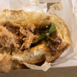 "Pulled pork with coleslaw"