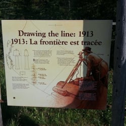The Continental Divide - Informational signage