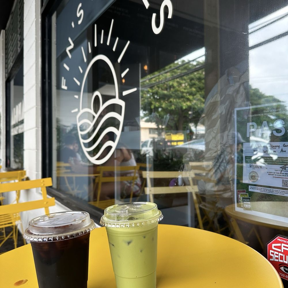Fin's Bagels - Iced cold brew and iced matcha. - Bagels Near Me - Honolulu, Hawaii Fin's Bagels - Iced cold brew and iced matcha. - Bagels Near Me - Honolulu, Hawaii