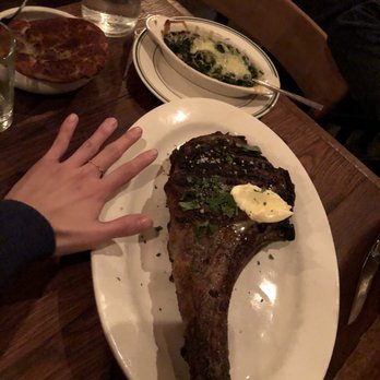 St. Anselm - 56 ounces Piedmontese Axe Handle Rib Eye - New American Near Me - Brooklyn, New York
