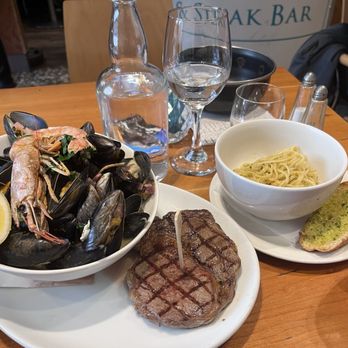 The Mussel and Steak Bar - Surf and turf - Seafood Near Me - Edinburgh, EDH