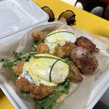 Lemon Tree Cafe - fisherman fish benedict - Breakfast & Brunch Near Me - Rancho Cucamonga, California