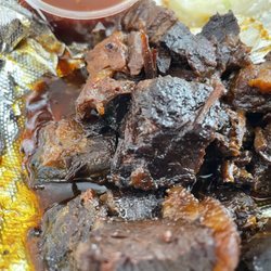 Company 7 BBQ - Burnt ends are supposed to be soft, pillowy, hunks of meat candy. These were not unfortunately.