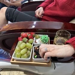 Golden Lotus Nail Spa - Snacks plate!