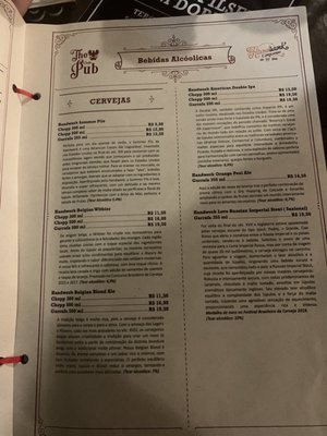 Menu photo 3 The Club Pub Florianópolis, SC