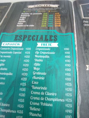 Menu photo 2 Altamar Zapopán, JAL