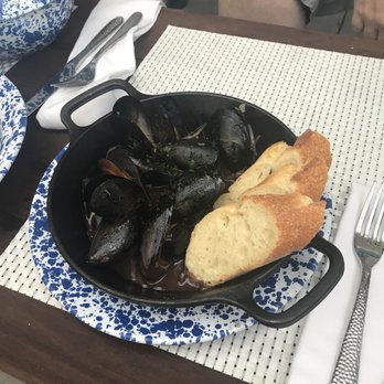 Nico - Mussels "Vin Rouge" never had them in red wine before. Yummy! Get extra bread to dip! - Bars Near Me - Mount Pleasant, South Carolina