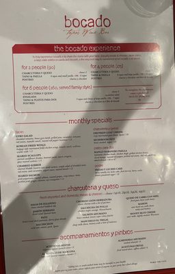 Menu photo 7 Bocado Tapas Wine Bar Worcester, MA