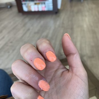 Divas Nails Spa - As you can see my finger is almost black from the infection that started only three days ago after I got them done. - Nail Salons Near Me - Highland, California Divas Nails Spa - As you can see my finger is almost black from the infection that started only three days ago after I got them done. - Nail Salons Near Me - Highland, California