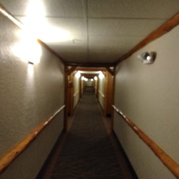 Holiday Inn The Lodge at Big Bear Lake - Vanishing point hallway, one of several. - Big Bear, CA