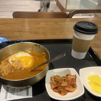 Spa World Houston - Don't judge me! This is the bulgogi ramen. It's super good. I also got a caramel macchiato. - Massage Near Me - Katy, Texas