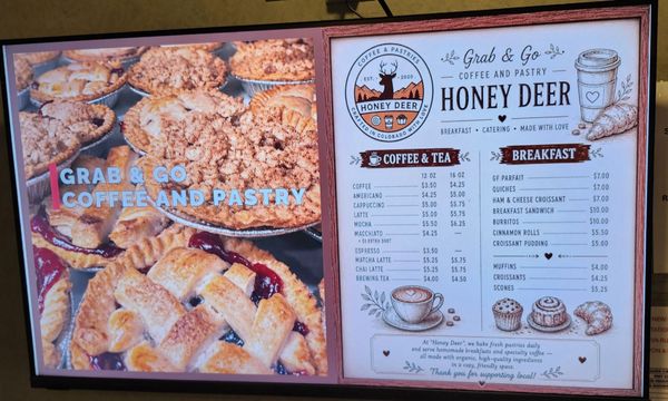 Menu photo 2 Honey Deer Avon, CO Menu photo 2 Honey Deer Avon, CO