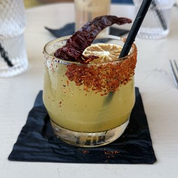 Luna Bistro Cafe - Spicy Mezcal Cocktail - New American Near Me - Long Beach, California