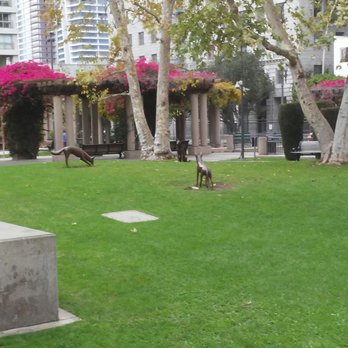 Grand Hope Park - FIDM adjacent pocket park in the heart of DTLA. Plenty of coyote sculpture, just don't bring your pooch, NO dogs allowed. - Parks Near Me - Los Angeles, California Grand Hope Park - FIDM adjacent pocket park in the heart of DTLA. Plenty of coyote sculpture, just don't bring your pooch, NO dogs allowed. - Parks Near Me - Los Angeles, California