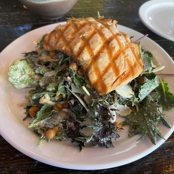 Forbidden Root - Kale salad with salmon - Brewpubs Near Me - Columbus, Ohio