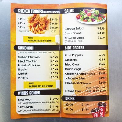 Menu photo 4 Wing Burger City Anderson, SC Menu photo 4 Wing Burger City Anderson, SC