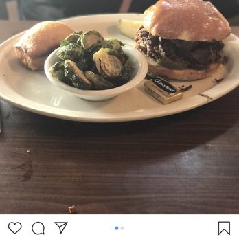 Grub Hut - Brisket bbq sandwich, fried Brussel sprouts and cornbread - Tex-Mex Near Me - Manville, New Jersey Grub Hut - Brisket bbq sandwich, fried Brussel sprouts and cornbread - Tex-Mex Near Me - Manville, New Jersey