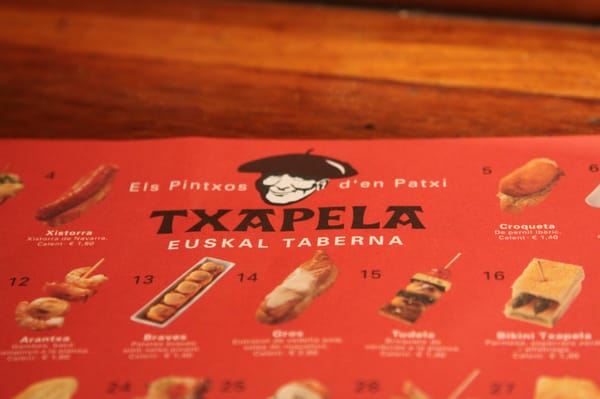 Menu photo 8 Txapela Barcelona, B Menu photo 8 Txapela Barcelona, B
