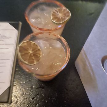 Seven Bar - Guava margarita which has a difference name was not filled to the top of the glass or even close - Bars Near Me - Santa Barbara, California