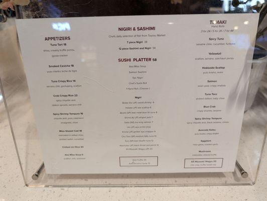 Menu photo 1 YONO - Moynihan Train Hall New York, NY Menu photo 1 YONO - Moynihan Train Hall New York, NY