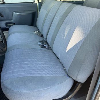 JL Custom Upholstery - My reupholstered front bench seat - Furniture Reupholstery Near Me - Anaheim, California