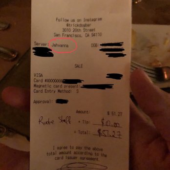 Trick Dog - Rude waiters get $0 tips. Unbelievable... - Cocktail Bars Near Me - San Francisco, California Trick Dog - Rude waiters get $0 tips. Unbelievable... - Cocktail Bars Near Me - San Francisco, California