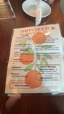 Menu photo 1 Mimosas Denver, CO