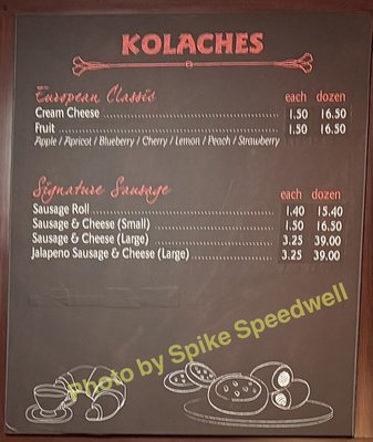 Menu photo 1 Iheart Kolache The Colony, TX