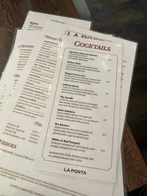 Menu photo 4 La Porta Northport, NY
