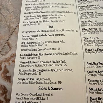 Gift Horse - Seafood Near Me - Providence, Rhode Island