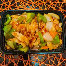 Gourmet China Bistro - to go - Szechuan hot garlic chicken