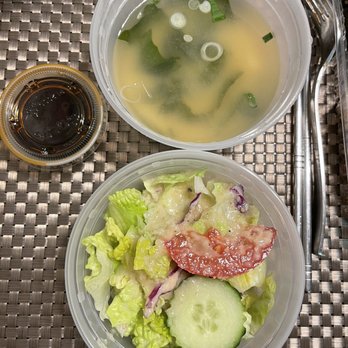 Yoshi Japanese Restaurant - Miso soup and Side House Salad - Japanese Near Me - Brewer, Maine Yoshi Japanese Restaurant - Miso soup and Side House Salad - Japanese Near Me - Brewer, Maine