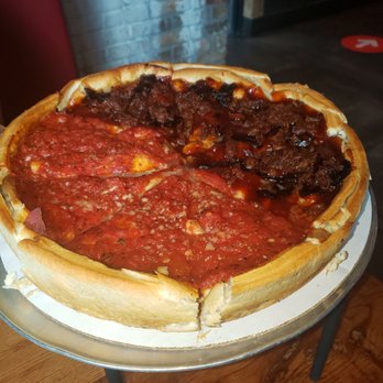 Giordano's - Half and half deep dish #ReviewsByRL - Pizza Near Me - Indianapolis, Indiana Giordano's - Half and half deep dish #ReviewsByRL - Pizza Near Me - Indianapolis, Indiana