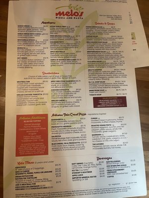 Menu photo 8 Melo's Pizza & Pasta Danville, CA Menu photo 8 Melo's Pizza & Pasta Danville, CA