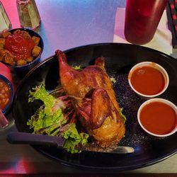Ribs Hickory Pit BBQ - Half Chicken Dinner