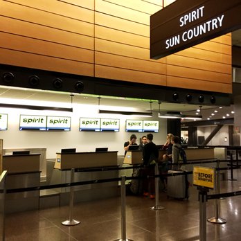 Spirit Airlines - Ticket Counter - Airlines Near Me - Seattle, Washington