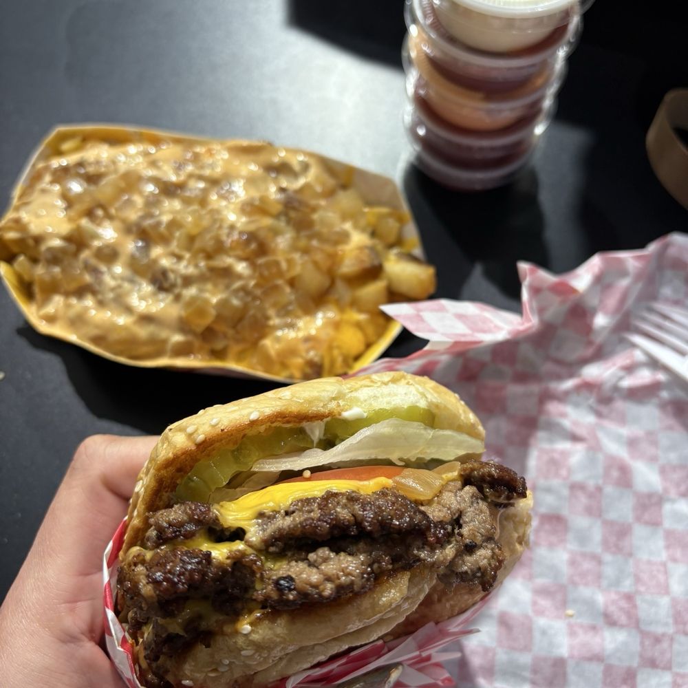 DBL Burger W/Cheese Rocket Fries DBL Burger W/Cheese Rocket Fries